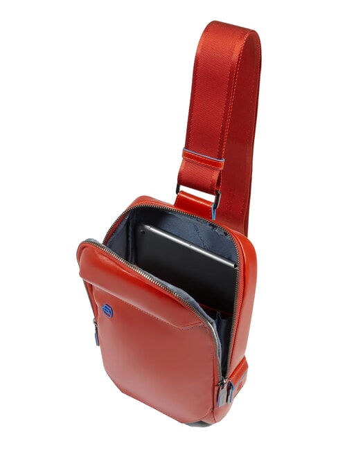 BLUE SQUARE One-Shoulder-Rucksack aus Leder Leder4 - Umhängetaschen Herren