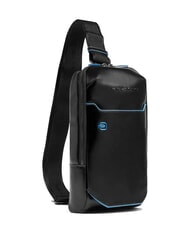 PIQUADRO BLUE SQUARE One-Shoulder-Rucksack aus Leder - Umhängetaschen Herren