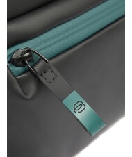 PIQUADRO CORNER SPECIALE GOMMATO Wasserabweisende Tasche Schwarz - Umhängetaschen Herren - 4