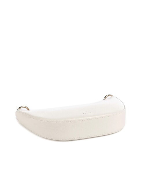 SFERA Mini-Umhängetasche aus Leder mit Ares-Print CREME - Damentaschen