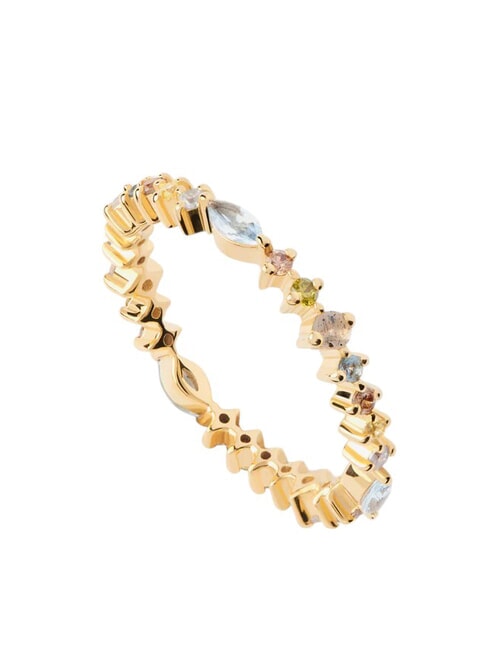 COLOR LOTUS Ring mit farbigen Steinen Gold - Ringe