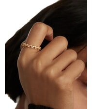 PDPAOLA THE NEW ESSENTIALS THE ZIPPER Vergoldeter Ring mit Zirkonia Gold - Ringe - 4