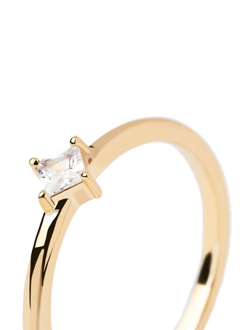 THE NEW ESSENTIALS OBI Solitärring mit Zirkonia Gold - Ringe