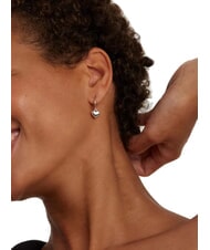 PDPAOLA L'ABSOLU ENGRAVE ME Rhodinierte Silberohrringe Silber - Ohrringe - 4