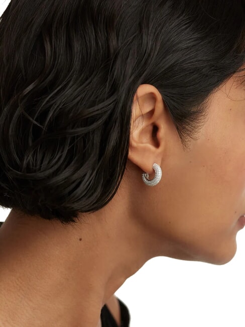 THE NEW ESSENTIALS KING Gewölbte Creolen Silber - Ohrringe