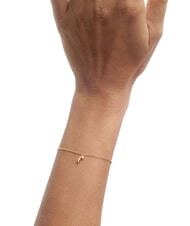 PDPAOLA THE NEW ESSENTIALS KIRA Kettenarmband mit runden Zirkonia und Tropfenanhänger Gold - Armbänder - 3