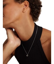 PDPAOLA L'ABSOLU ENGRAVE ME Silberne Halskette mit Herzanhänger Silber - Halsketten - 4