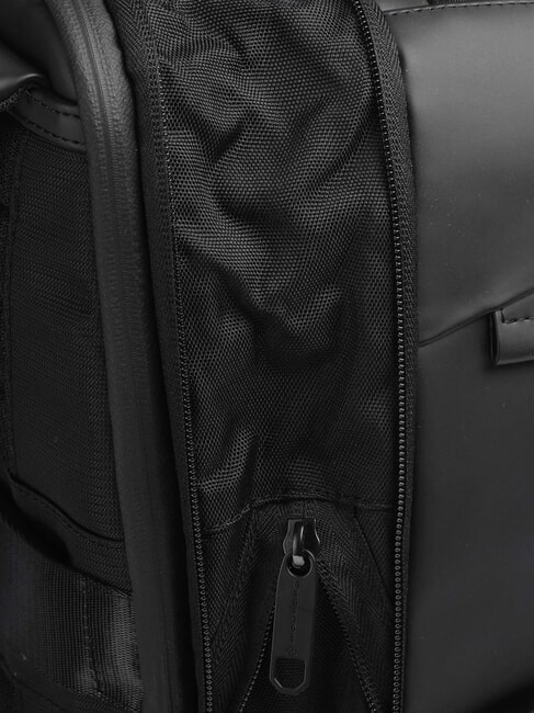 CORNER SPECIALE GOMMATO  14" Laptop-Rucksack, erweiterbar Schwarz - PC-Rucksäcke