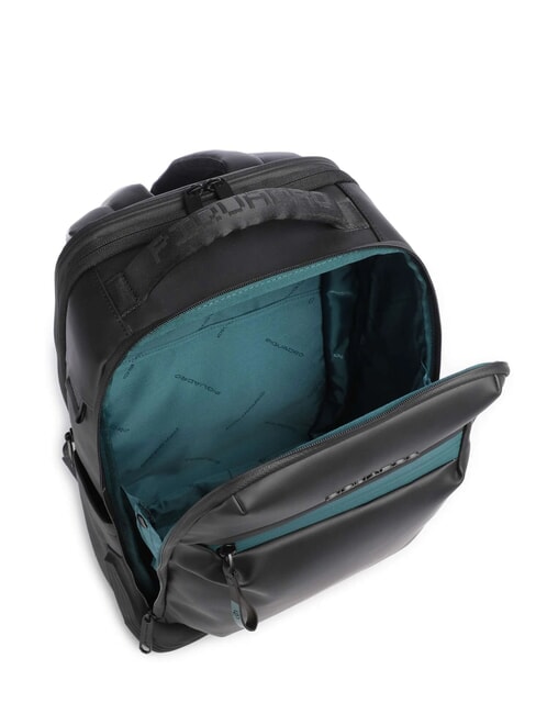 CORNER SPECIALE GOMMATO  14" Laptop-Rucksack, erweiterbar Schwarz - PC-Rucksäcke