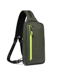 PIQUADRO CORNER SPECIALE GOMMATO  Ein-Schulter-Rucksack GRÜN - PC-Rucksäcke - 2