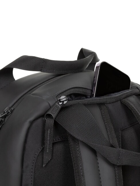 TECUM TOTE CNNCT F Rucksack mit Wasserflaschenfach, Laptophalter Mattschwarz - PC-Rucksäcke