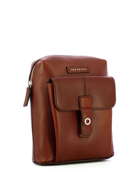 BIAGIO Ledertasche Braun 14/Ruthenium Palladium - Umhängetaschen Herren