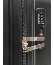 LESAC SLIDE Set mit 3 Trolleys: Kabine+mittel, groß exp Schwarz - Trolleyset - 8