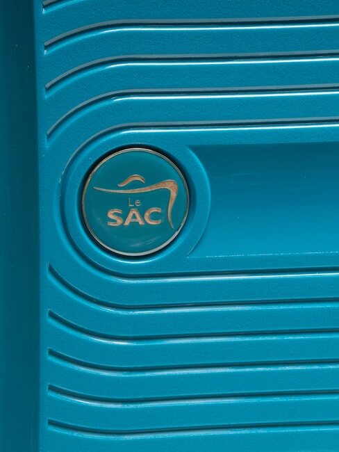 SLIDE Mittelgro&szlig;er erweiterbarer Trolley petrolblau - Harte Trolleys