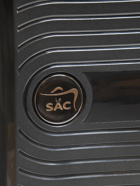 SLIDE Mittelgroßer erweiterbarer Trolley Schwarz - Harte Trolleys