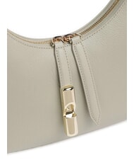 FURLA GOCCIA Umhängetasche aus gehämmertem Leder heller Salbei - Damentaschen - 3