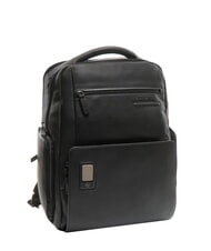 PIQUADRO AKRON Lederrucksack für 15,6"-Laptop Schwarz - PC-Rucksäcke - 3