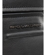 PIQUADRO AKRON Lederrucksack für 15,6"-Laptop Schwarz - PC-Rucksäcke - 5