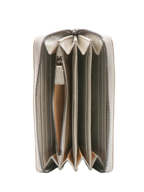 WALLETS NAPLAK Große Geldbörse aus glänzendem Leder Lamm - Brieftaschen Damen