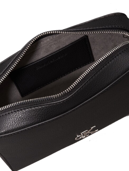 CKJ MINIMAL MONOGRAM Kameratasche Umhängetasche auf Schwarz - Damentaschen