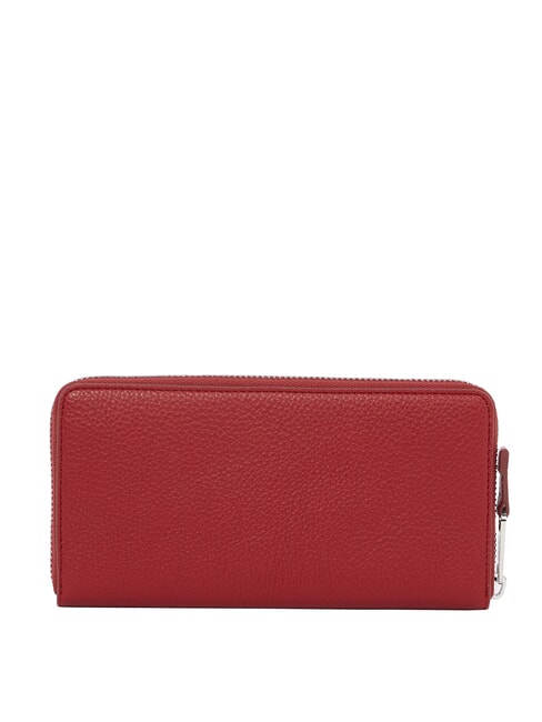 TJW MUST  Große Geldbörse mit Rundum-Reißverschluss rustikale Kirsche - Brieftaschen Damen