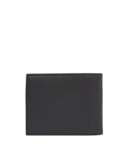 TOMMY HILFIGER TH FLAG Herren Leder Geldbörse Schwarz - Brieftaschen Herren - 3