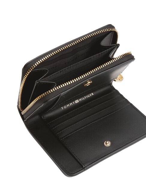 TH DISTINCT Kleine Geldbörse mit Rundum-Reißverschluss Schwarz - Brieftaschen Damen