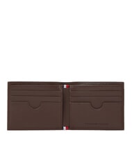 TOMMY HILFIGER TH FLAG Herren Leder Geldbörse Kaffeebohnen - Brieftaschen Herren - 2