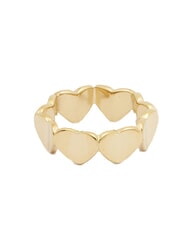 GUESS LOVELY Ring mit emaillierten Herzen und Zirkonen Gelbgold/Türkis - Ringe - 2