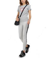 GUESS ORIGINAL LOGO Logo-T-Shirt hellmeliert grau m - T-Shirts und Tops für Damen - 3