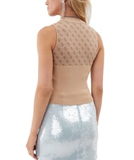 GUESS RN LISE 4G Tanktop mit Stehkragen - T-Shirts und Tops für Damen