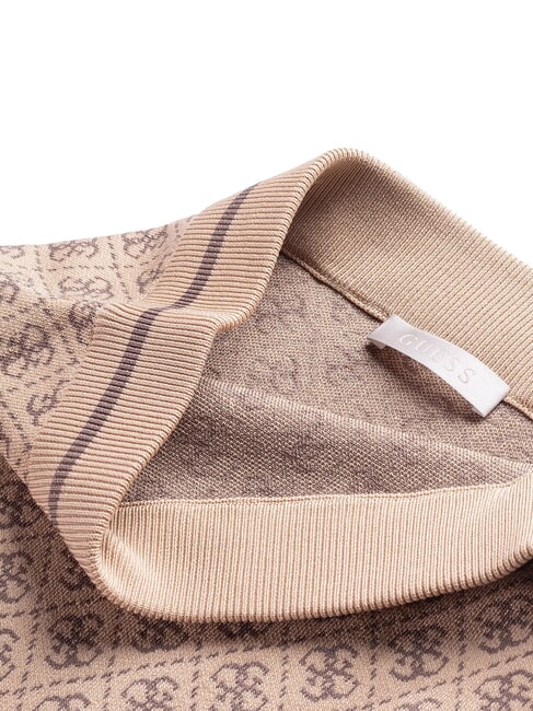 LISE 4G Stretch-Bleistiftrock Kaffee und Travertin - Damenröcke