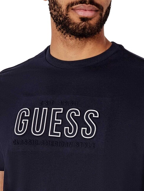 BSC EMBOSSED LOGO T-Shirt mit gepr&auml;gtem Aufdruck Smart Blue Multi - Herren-T-Shirts