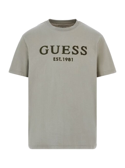 BOX LOGO T-Shirt mit gesticktem Logo moosgrün - Herren-T-Shirts