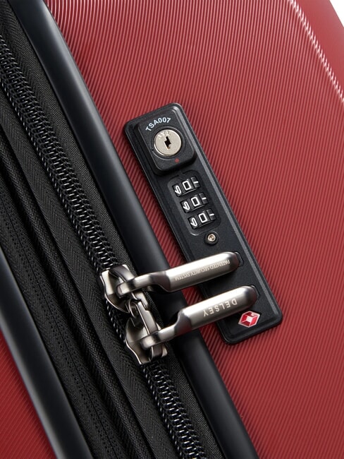 PROMENADE HARD 2.0 Mittelgroßer erweiterbarer Trolley Burgund - Harte Trolleys