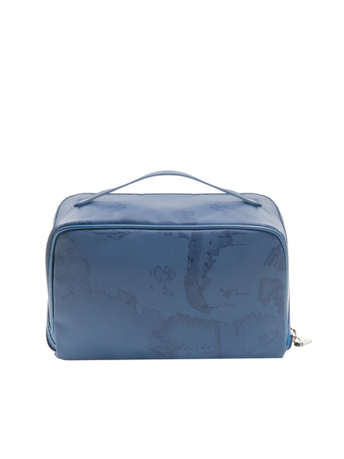 GEO Großer quadratischer Kosmetikkoffer Blue Jeans - Beauty-Case