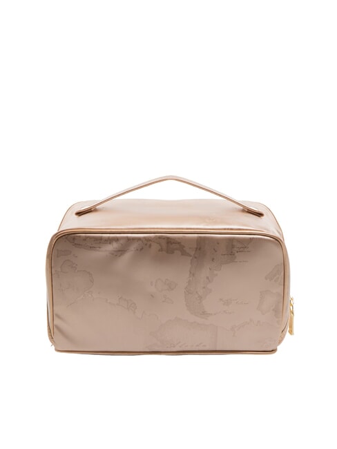 GEO Großer quadratischer Kosmetikkoffer Perlmuttpulver - Beauty-Case