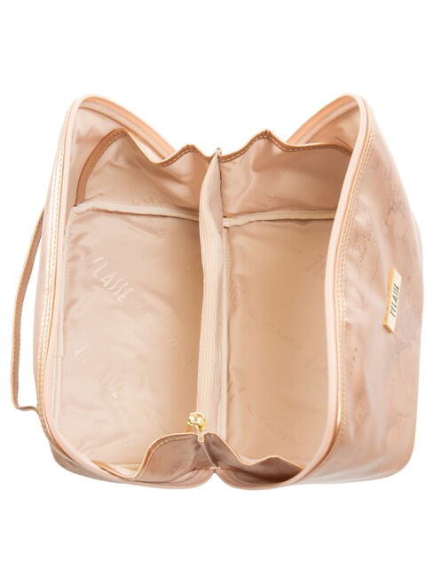 GEO Großer quadratischer Kosmetikkoffer Perlmuttpulver - Beauty-Case