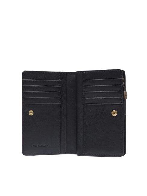 CIRCLE Mittelgroße Brieftasche aus Leder Schwarz - Brieftaschen Damen