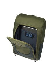 PIQUADRO S140 Einschultriger iPad-Rucksack aus recyceltem Stoff GRÜN - PC-Rucksäcke - 5