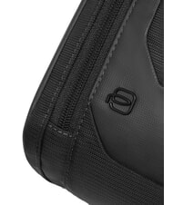 PIQUADRO S140 Einschultriger iPad-Rucksack aus recyceltem Stoff Schwarz - PC-Rucksäcke - 5