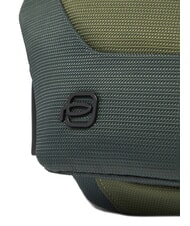 PIQUADRO S140 Gürteltasche aus recyceltem Stoff GRÜN - Hüfttaschen - 3