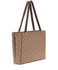 GUESS NOELLE 2  Schultertasche Latte-Logo / braun - Damentaschen - 2