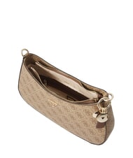 GUESS NOELLE 2  Umhängetasche Latte-Logo / braun - Damentaschen - 4