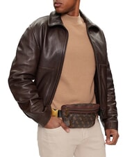 GUESS MILANO Gürteltasche mit Logo-Print braun/ocker - Hüfttaschen - 4