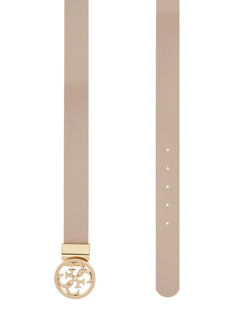 PHOEBE Gürtel einfach taupefarbenes Logo - Gürtel