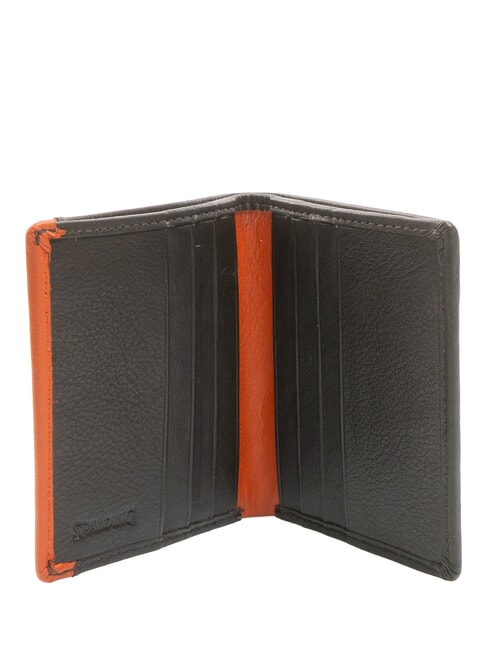 SNAP  Herren Leder Geldbörse braun/orange - Brieftaschen Herren