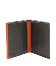SPALDING SNAP  Herren Leder Geldbörse braun/orange - Brieftaschen Herren - 2