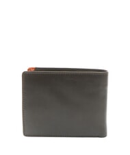 SPALDING SNAP  Herren Leder Geldbörse braun/orange - Brieftaschen Herren - 3