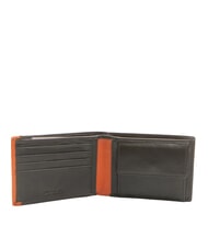 SPALDING STRIPE Lederbrieftasche mit Münzfach braun/orange - Brieftaschen Herren - 2